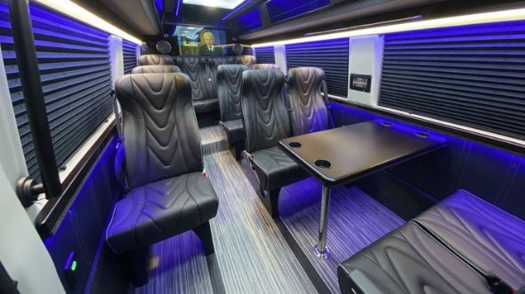18 passenger sprinter van interior dallas