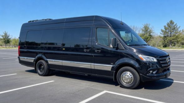 plano birthday sprinter van rental