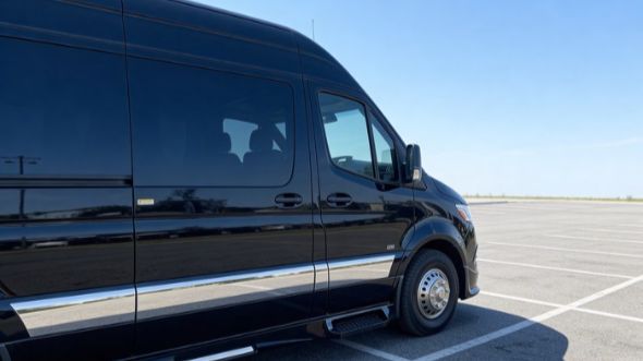 plano private event sprinter van rental
