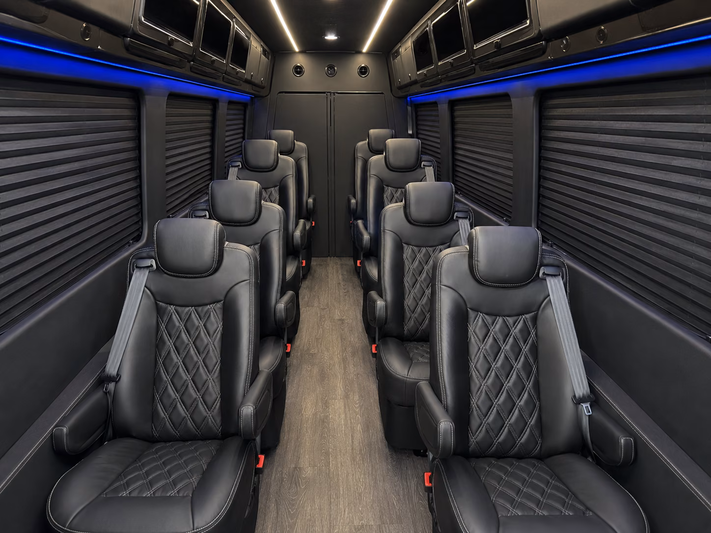 20 passenger sprinter van interior
