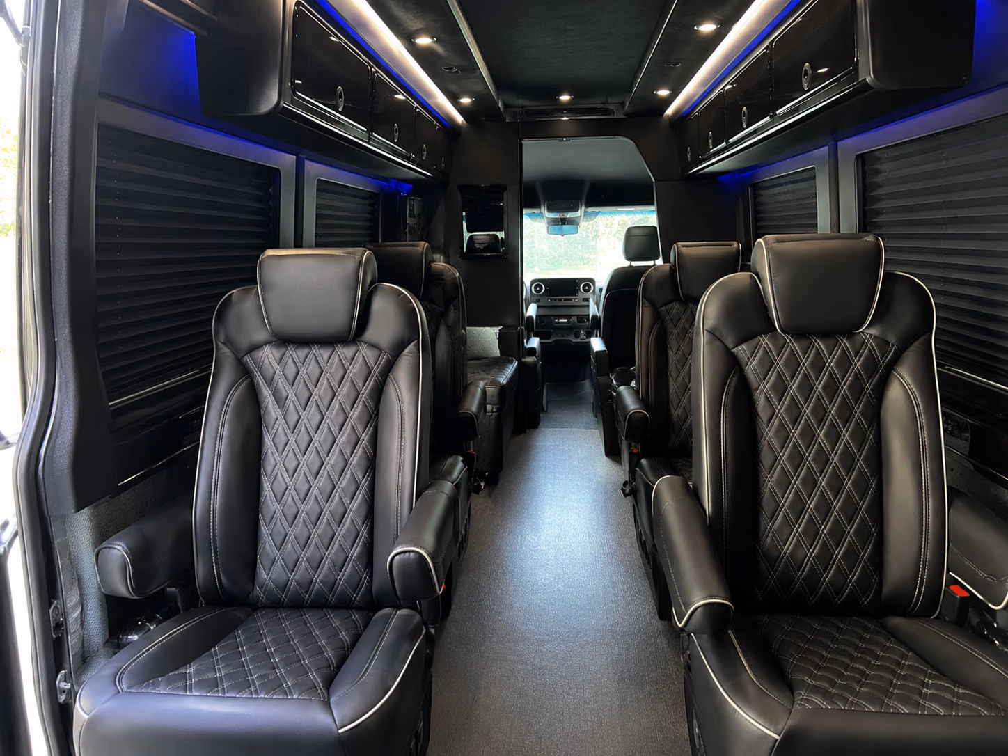 richardson 10 passenger sprinter van interior