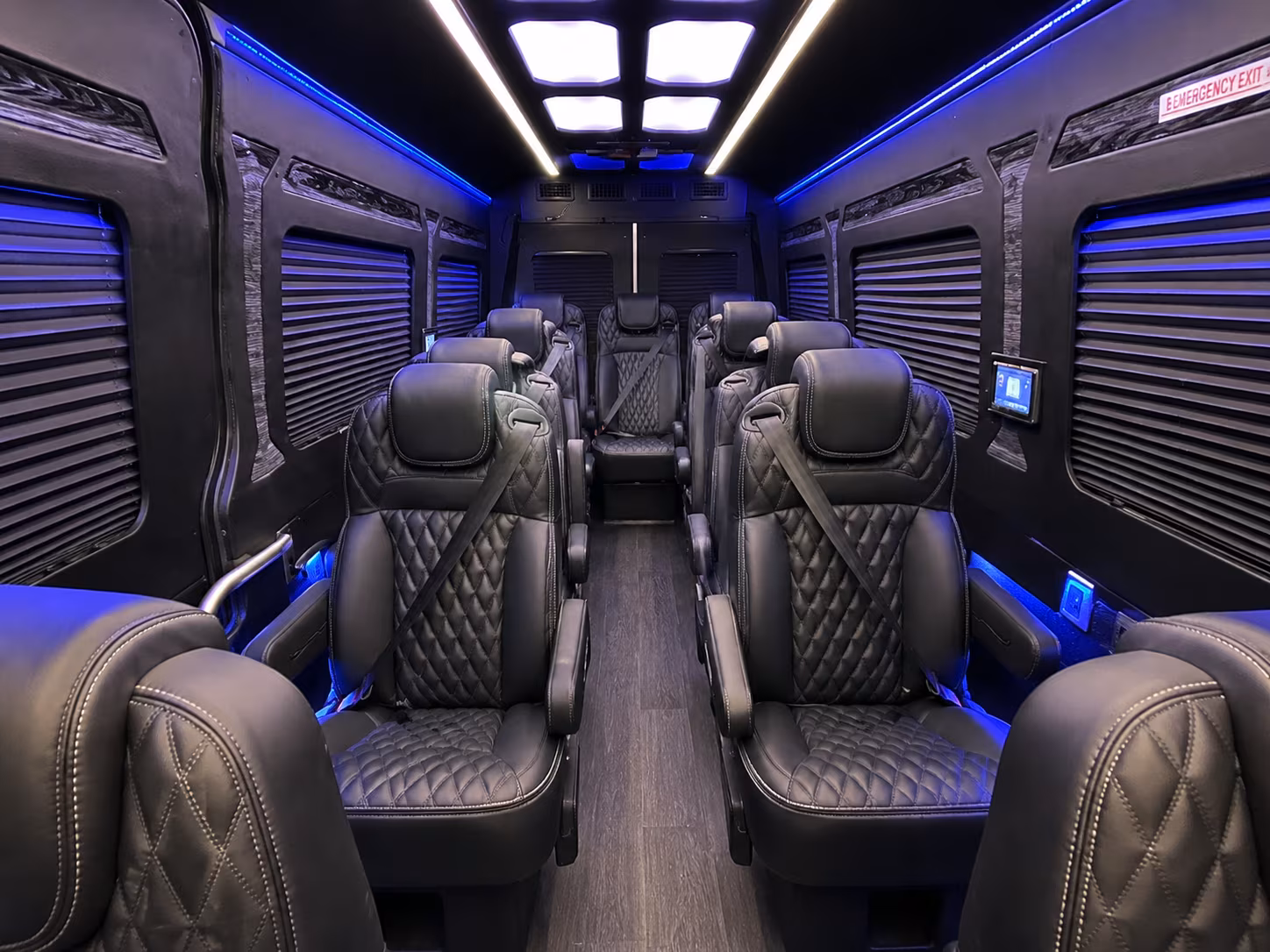 richardson 12 passenger sprinter van inside