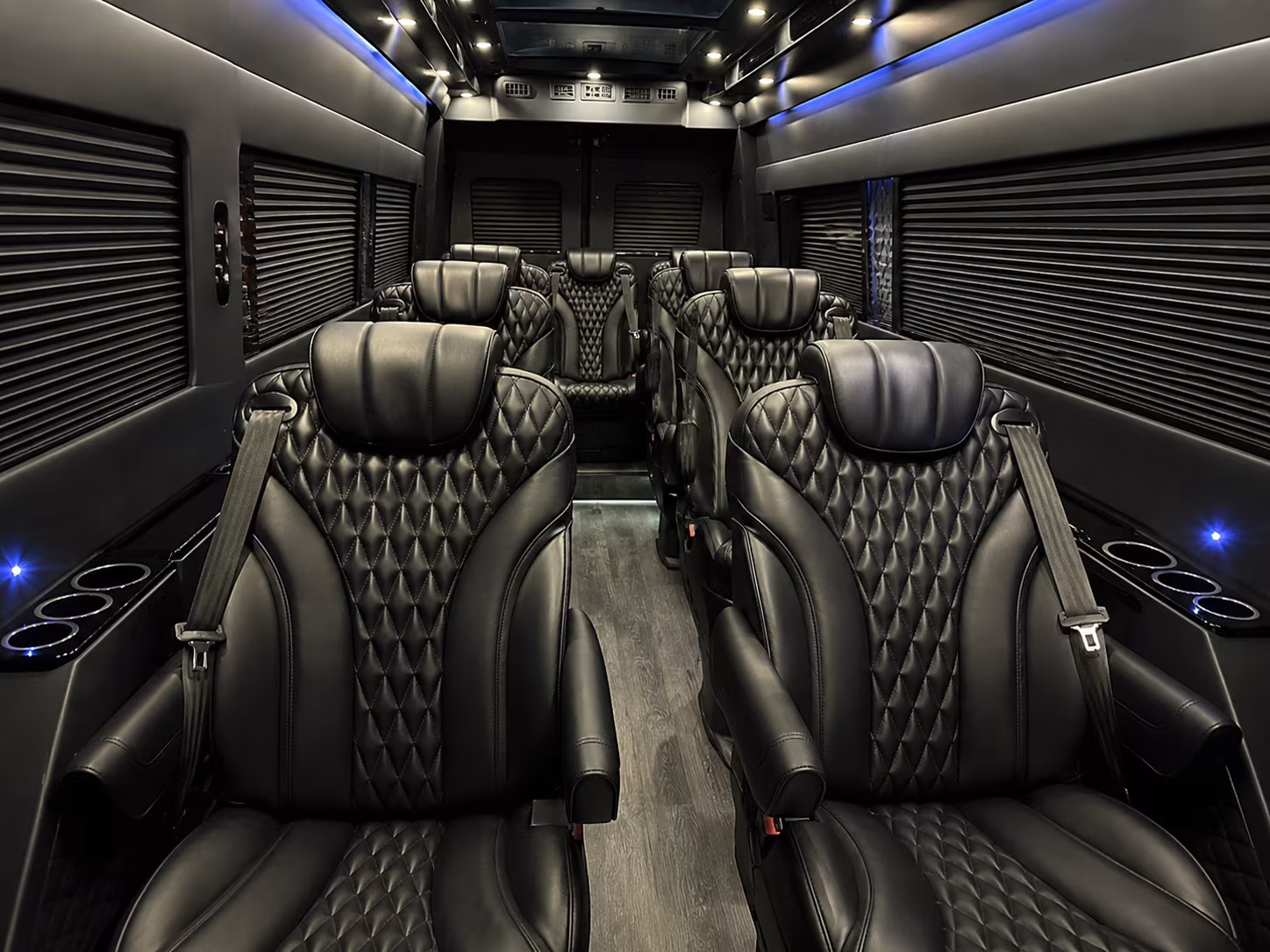 richardson 12 passenger sprinter van interior