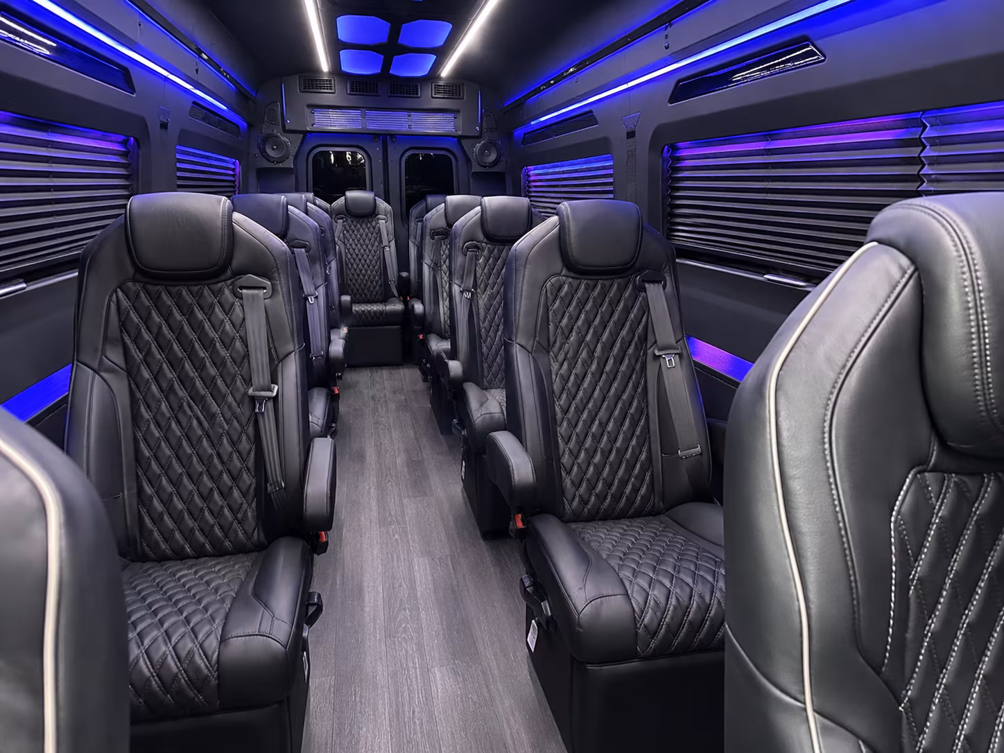 richardson 8 passenger sprinter van inside