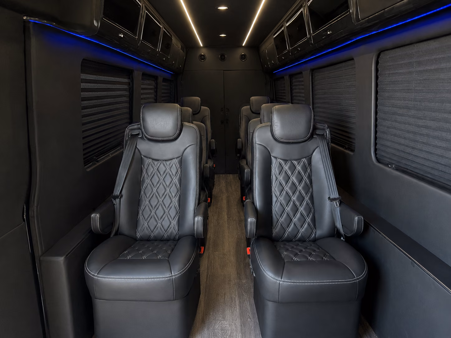 richardson 8 passenger sprinter van interior