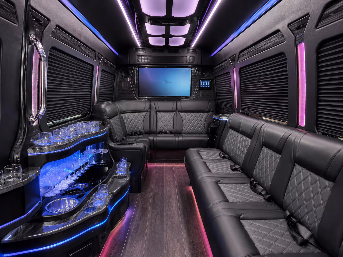 richardson sprinter limousine inside