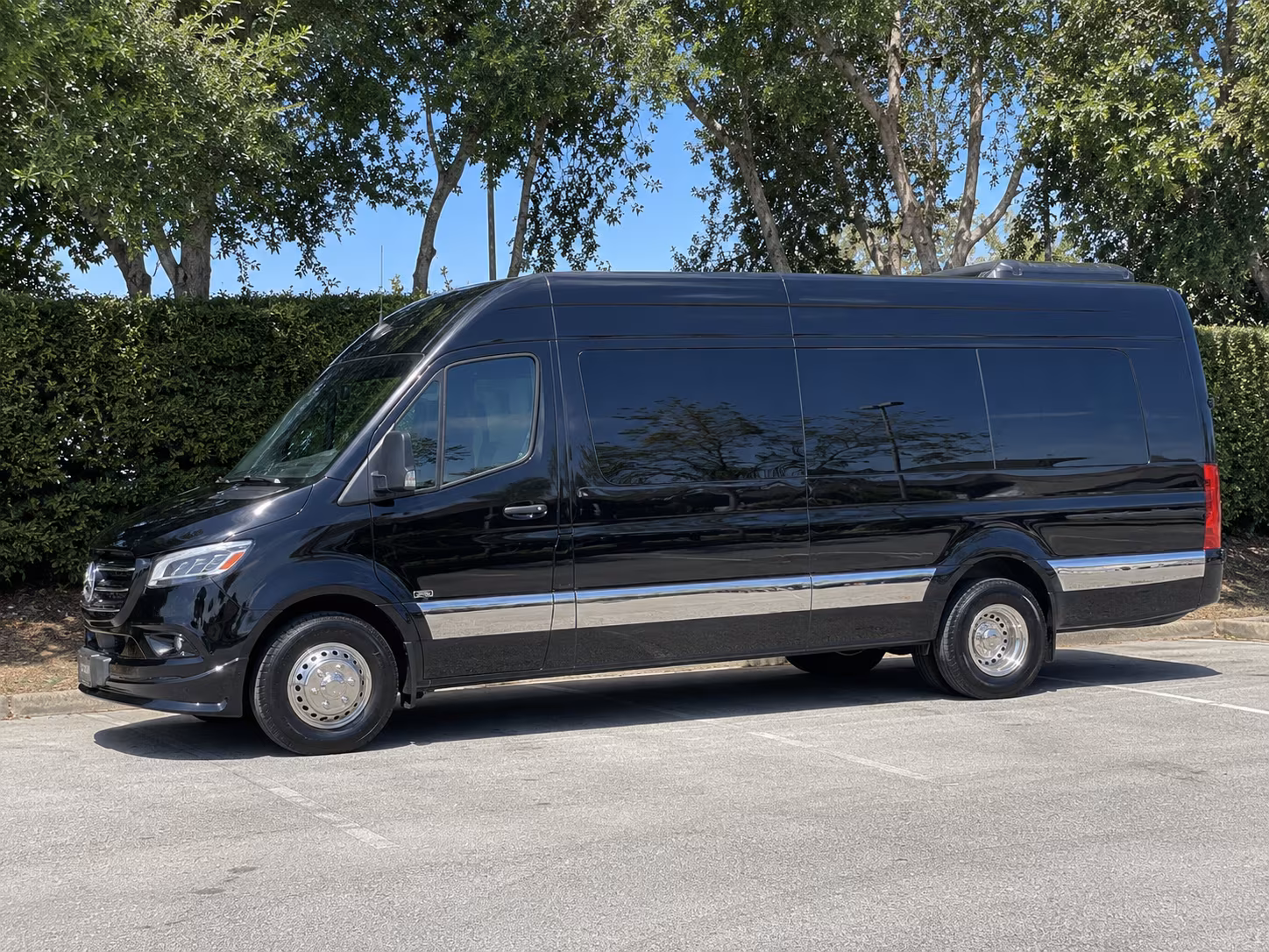 richardson wedding sprinter van rental
