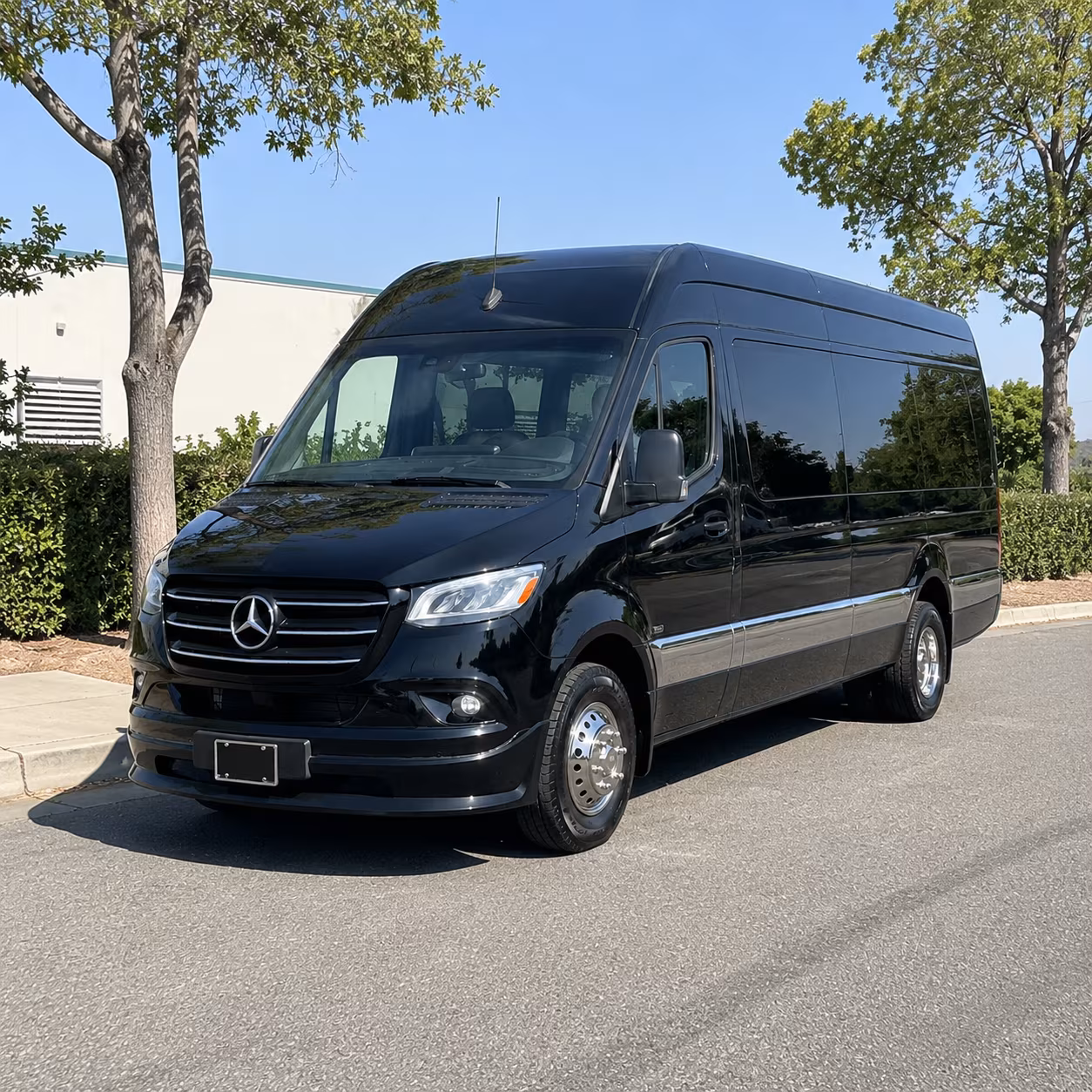 warehouse distribution center and industrial park sprinter van shuttles in richardson texas